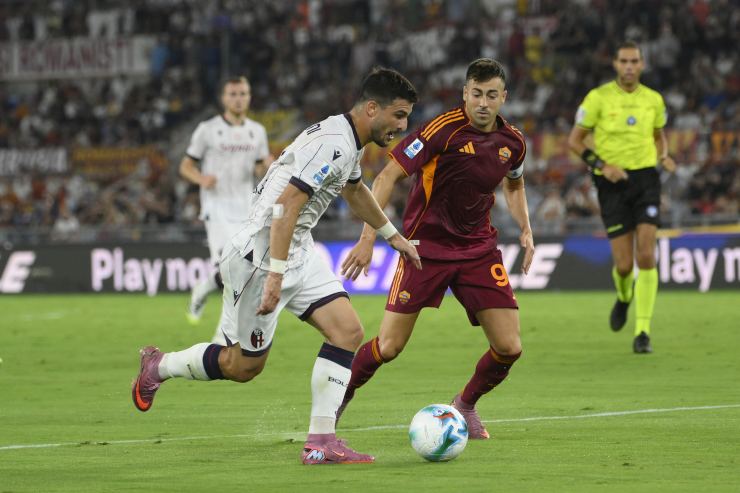 Orsolini contro El Shaarawy in Roma-Bologna