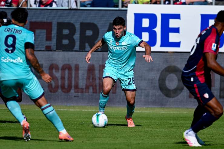 Niccolò Cambiaghi in Cagliari-Bologna