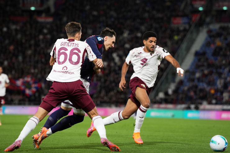 Nadir Zortea e Gvidas Gineitis in Bologna-Torino