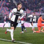 Adrian Benedyczak in gol contro il Bologna
