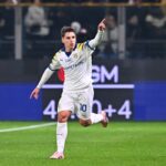 Bernabé esulta dopo il gol