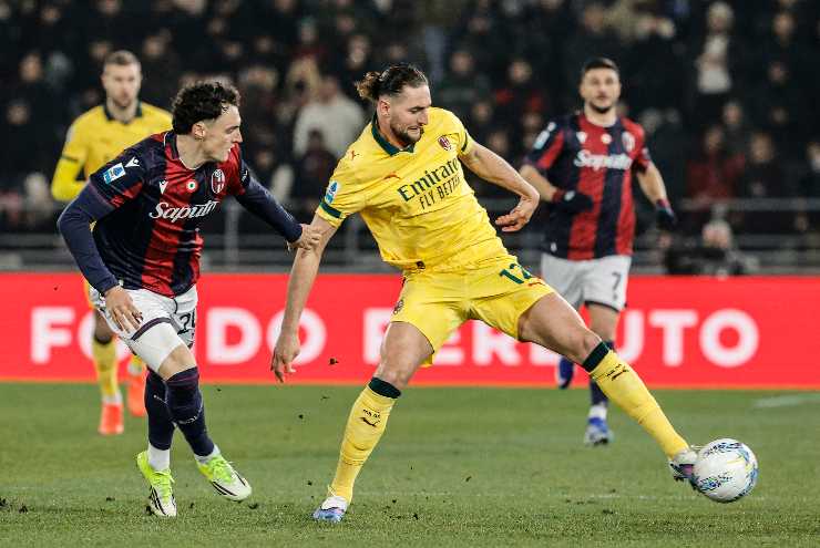 Adrien Rabiot contro il Bologna