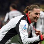 Rabiot esulta dopo un gol