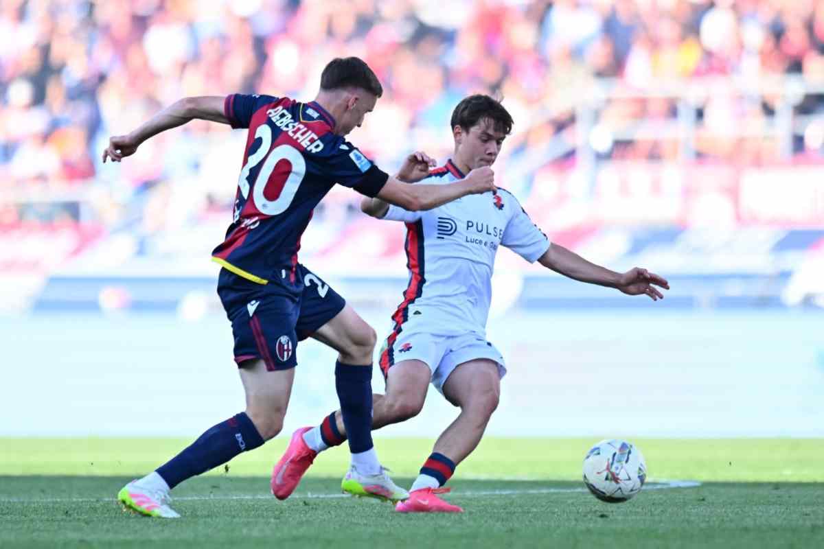 Aebischer in contrasto con Venturino