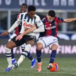 Ahanor e Cambiaghi durante Bologna-Atalanta