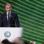 Aleksander Ceferin in conferenza stampa