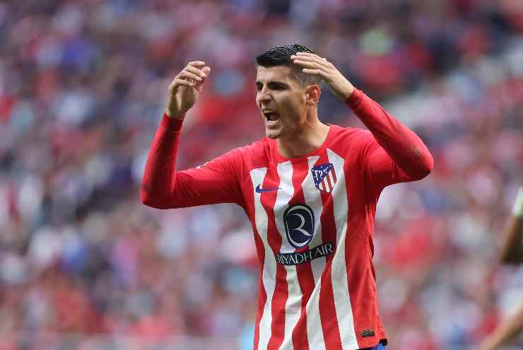Alvaro Morata all'Atletico Madrid