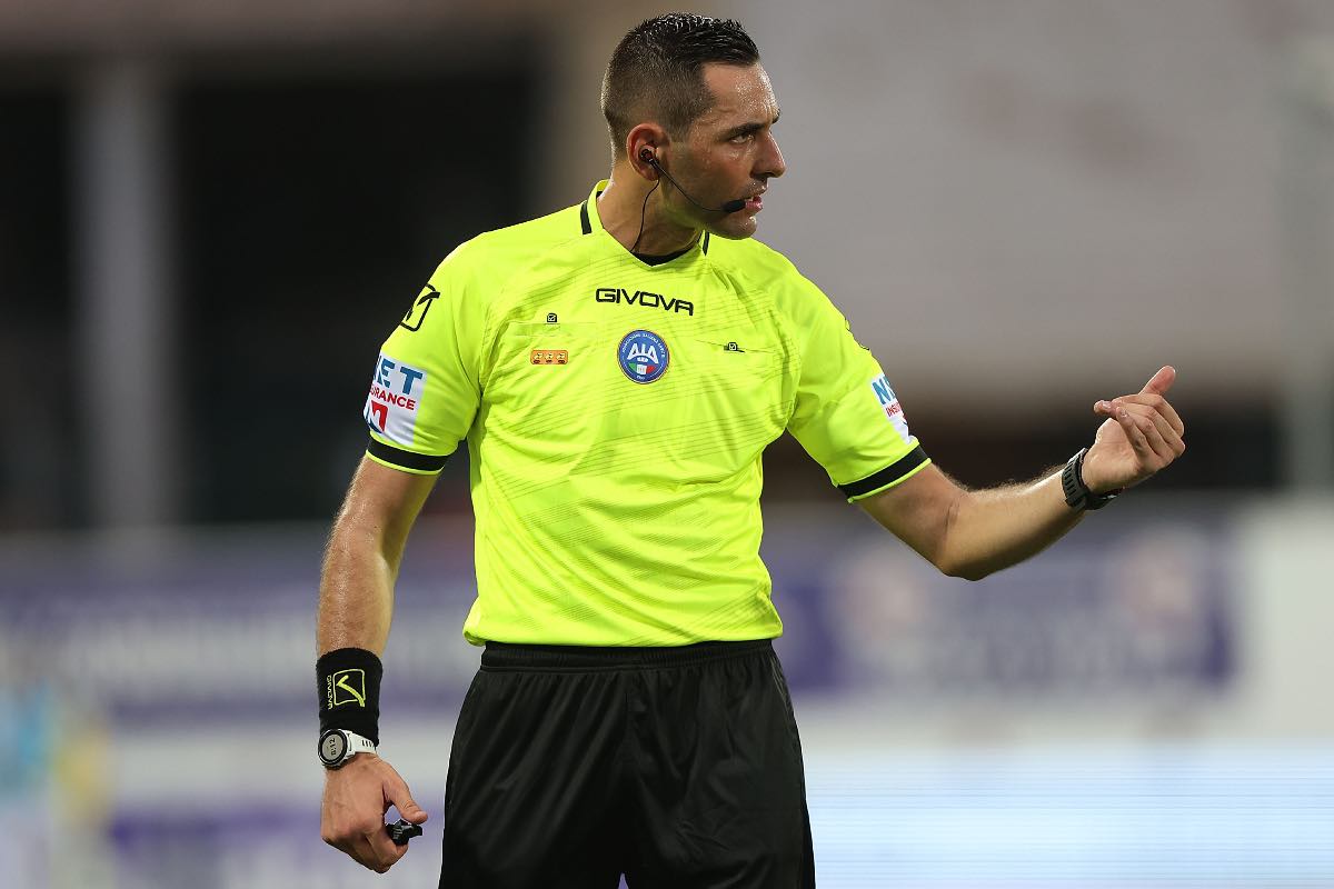 Andrea Colombo durante Fiorentina-Monza di Serie A