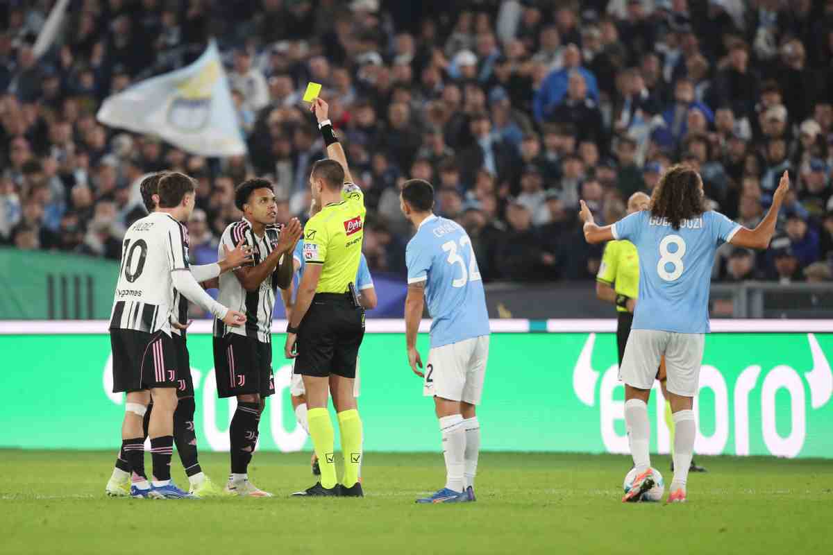 Colombo durante Lazio-Juventus