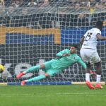 Bonny in gol contro il Bologna