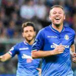 Cassano mentre esulta