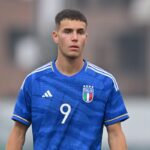 Antonio Raimondo con la maglia dell’Italia U20 nel 2023