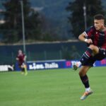 Antonio Raimondo in azione ai tempi della Primavera del Bologna (2022)