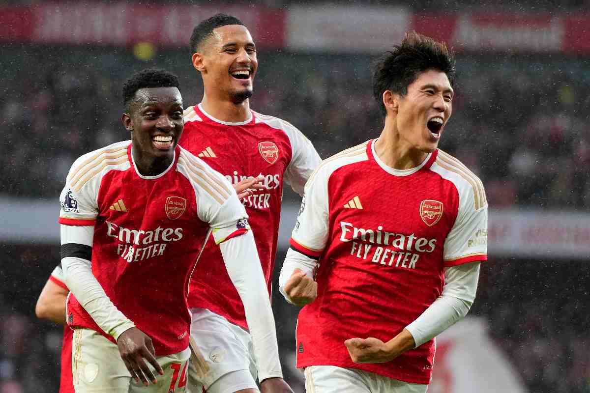 Arsenal esulta