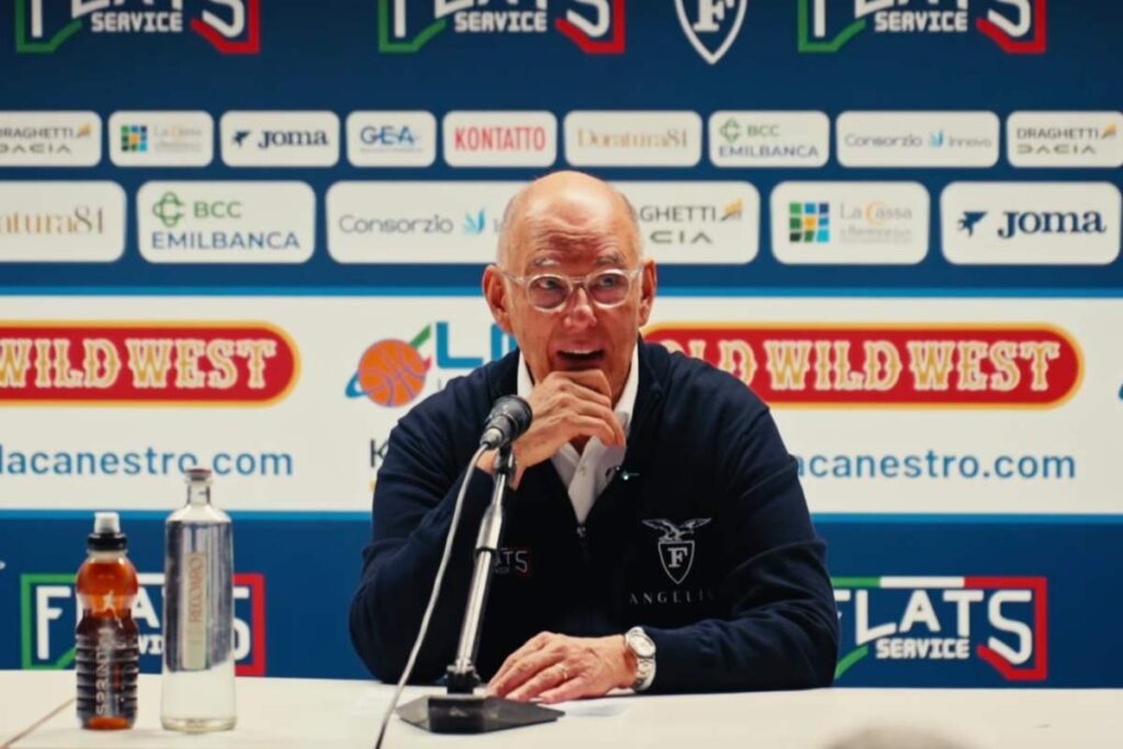 Attilio Caja in conferenza stampa