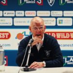 Attilio Caja in conferenza stampa