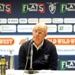 Attilio Caja in conferenza stampa