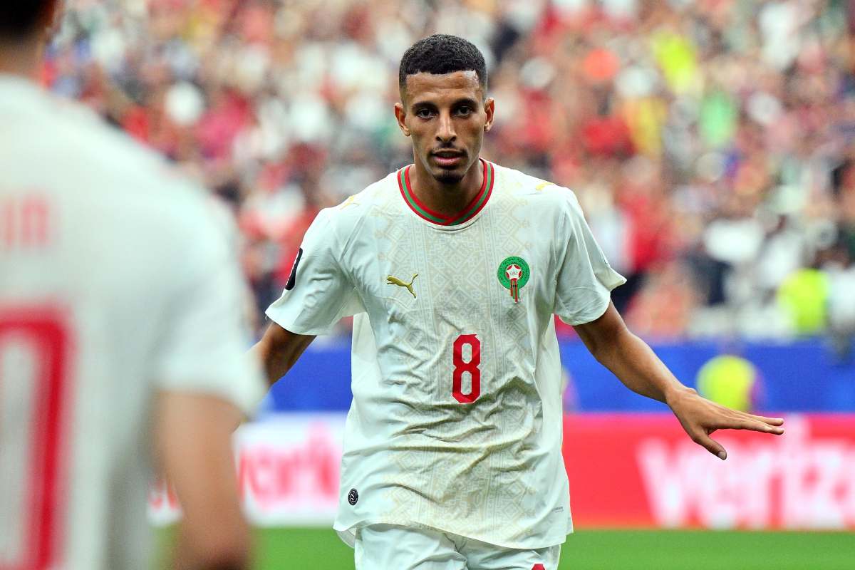 Ounahi esulta dopo il gol