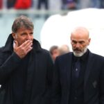 Baroni e Pioli prima di una partita