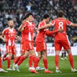 Il Bayern esulta dopo un gol