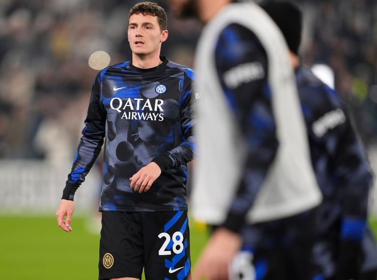 Pavard durante un riscaldamento