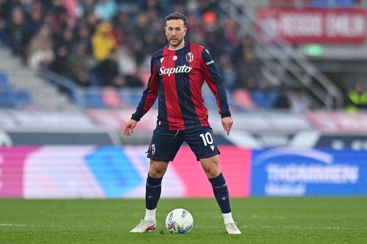 MARCH 22: Federico Bernardeschi of Bologna FC during the Serie A match between Bologna FC 1909 and SS Lazio at Renato Dall'Ara Stadium on March 22, 2026 in Bologna, Italy.