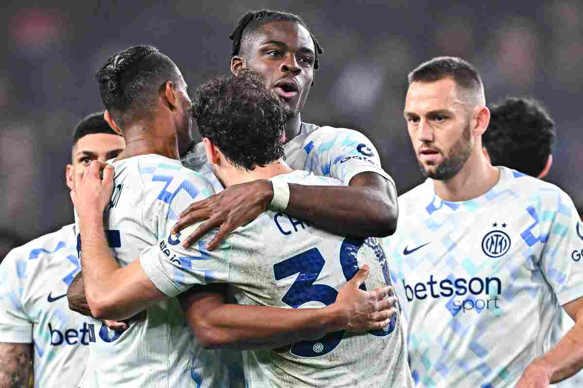 Bisseck durante l'esultanza