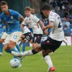 Una fase di Napoli-Bologna