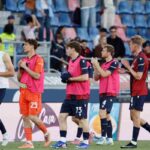 Il Bologna a fine gara