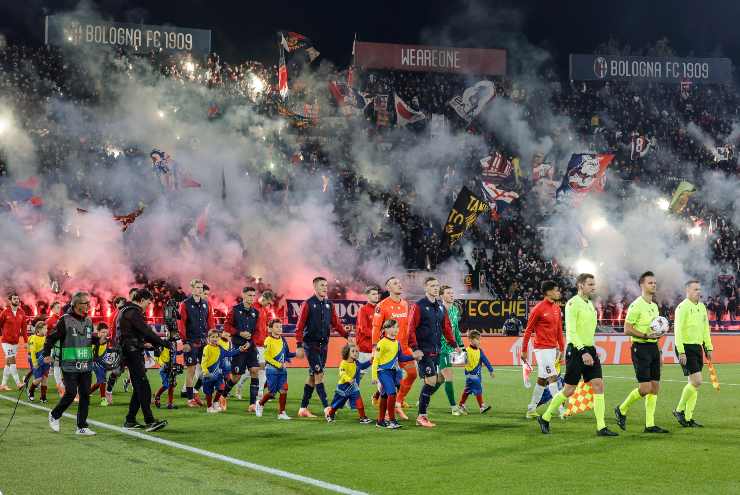 Bologna e Brann entrano in campo
