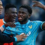Fali Candé con la maglia del Venezia