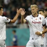 Bologna Fc festeggia un gol