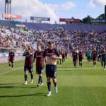Bologna a fine partita