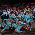 Il Bologna festeggia il successo contro il Salisburgo