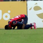 Ibrahim Sulemana con la maglia del Cagliari