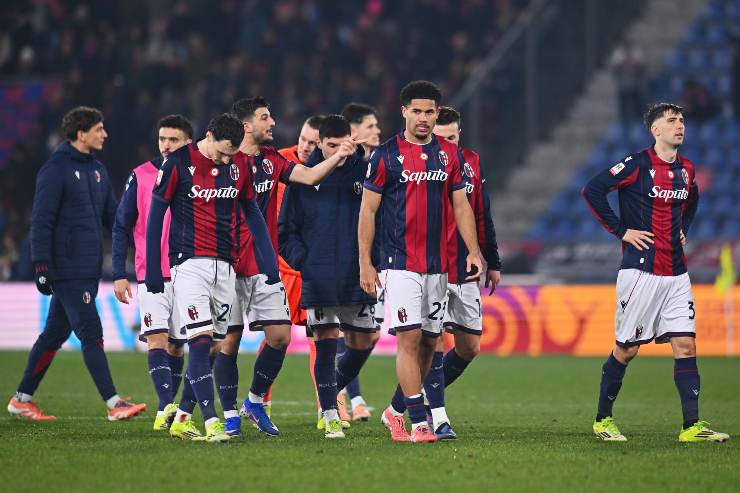 Bologna gruppo a fine partita