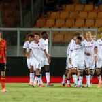 Il Bologna esulta dopo il gol di Odgaard a Lecce