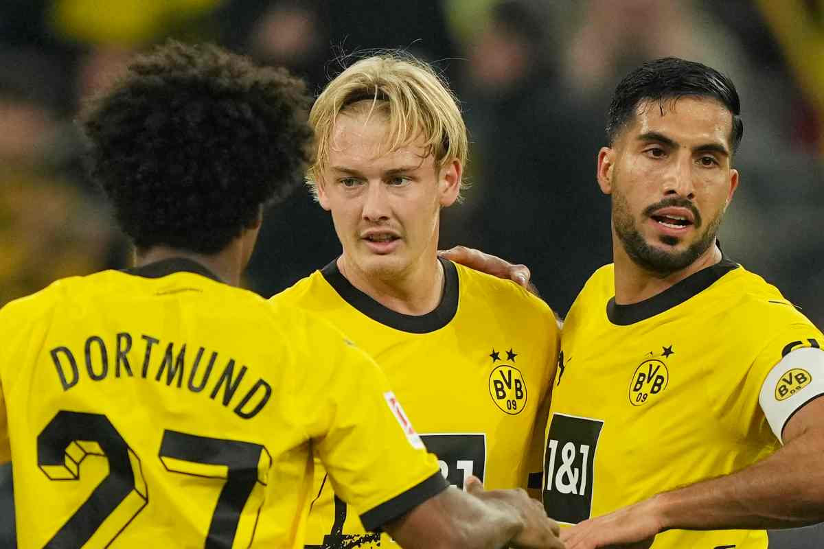 Brandt ed Emre Can in primo piano