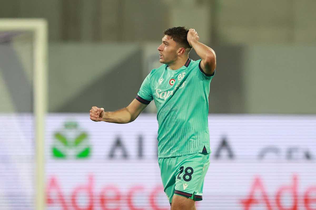 Cambiaghi in Fiorentina-Bologna