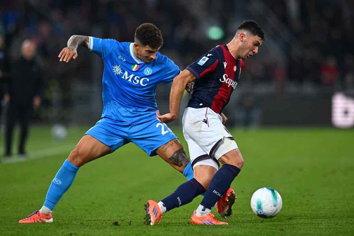 Di Lorenzo e Cambiaghi in Bologna-Napoli