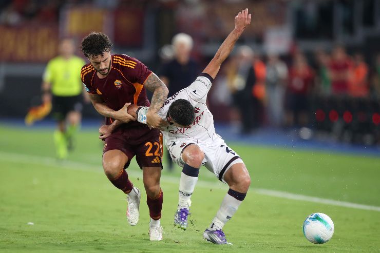 Cambiaghi e Hermoso in azione