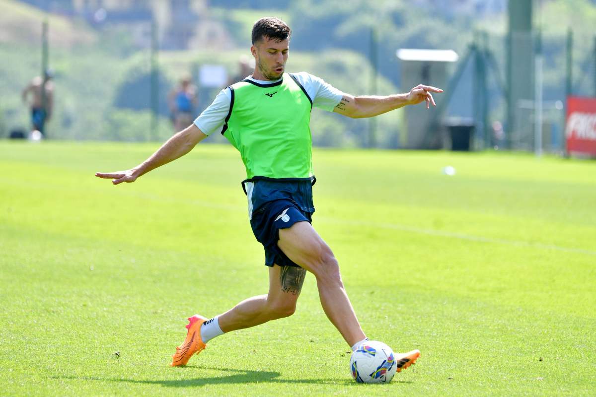 Nicolò Casale al training camp con la Lazio