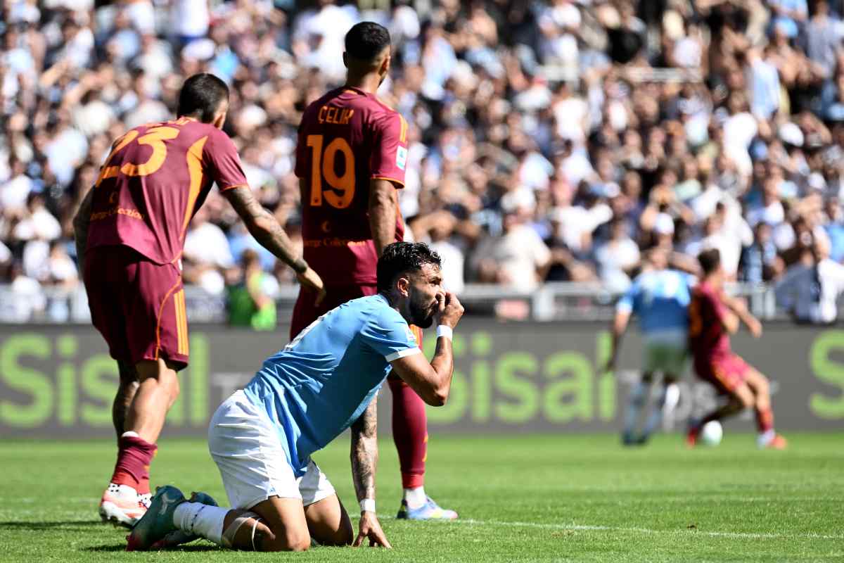 Castellanos e Mancini, Roma-Lazio