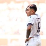 MAY 17: Santiago Castro of Bologna FC shows his dejection during the Serie A match between Atalanta BC and Bologna FC 1909 at Gewiss Stadium on May 17, 2026 in Bergamo, Italy.