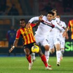 Castro in azione contro il Lecce