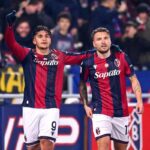 Castro e Immobile festeggiano il gol in Bologna-Parma