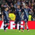 Il Celta Vigo mentre esulta al gol