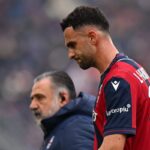 Charalampos Lykogiannis durante Bologna-Parma