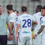 Chivu con i giocatori