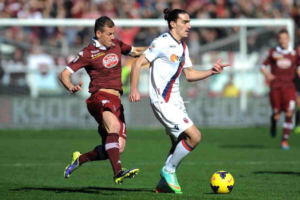 Christodoulopoulos in azione ai tempi del Bologna